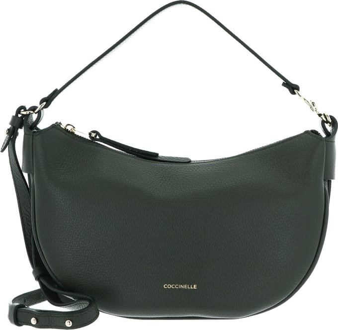 COCCINELLE Leren Handtas Schoudertas C-Easy Handle Bag Alga Donkergroen