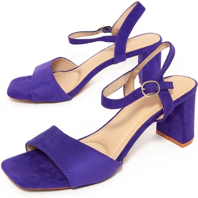 Sandale à talons pour femmes. Montevita Sanvesti 105013 37 violet