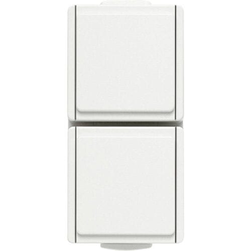 N & L 22563 Compleet Opbouwdoos spatwaterdicht Wit 1 stuk(s)