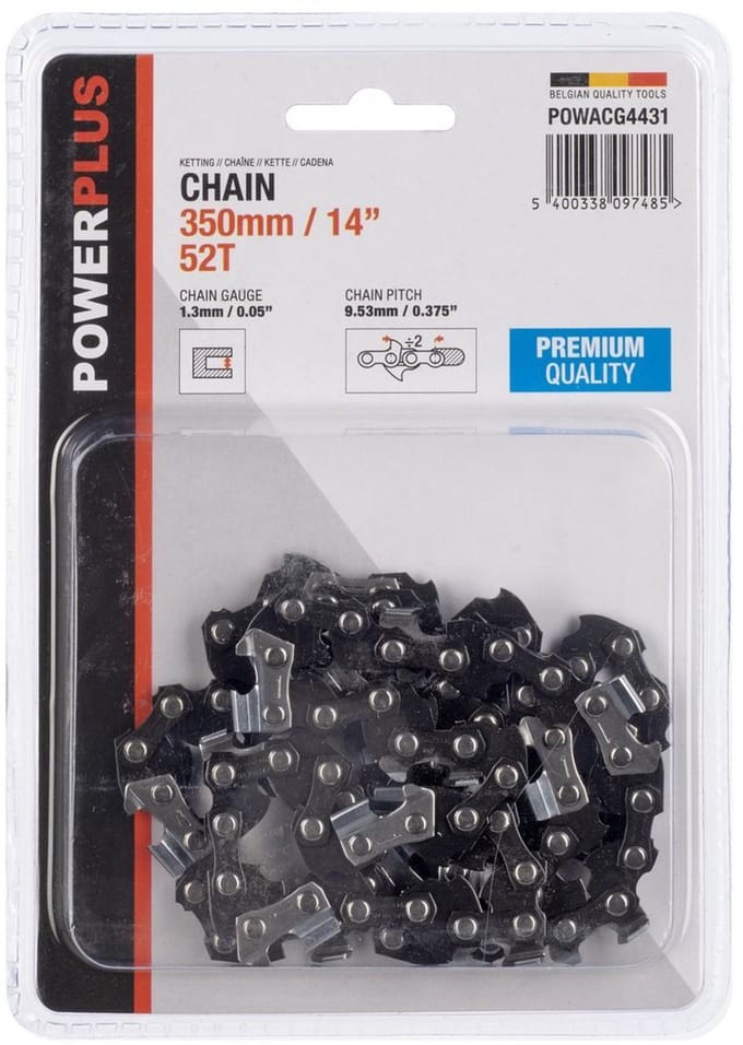 Powerplus Ketting POWACG4431 - 14" - 350mm - 52T - Premium
