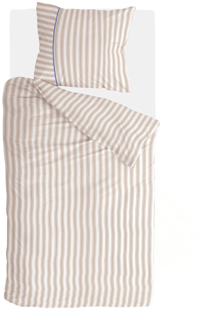 Walra Dekbedovertrek Refined Lines - 140x220 - Zand