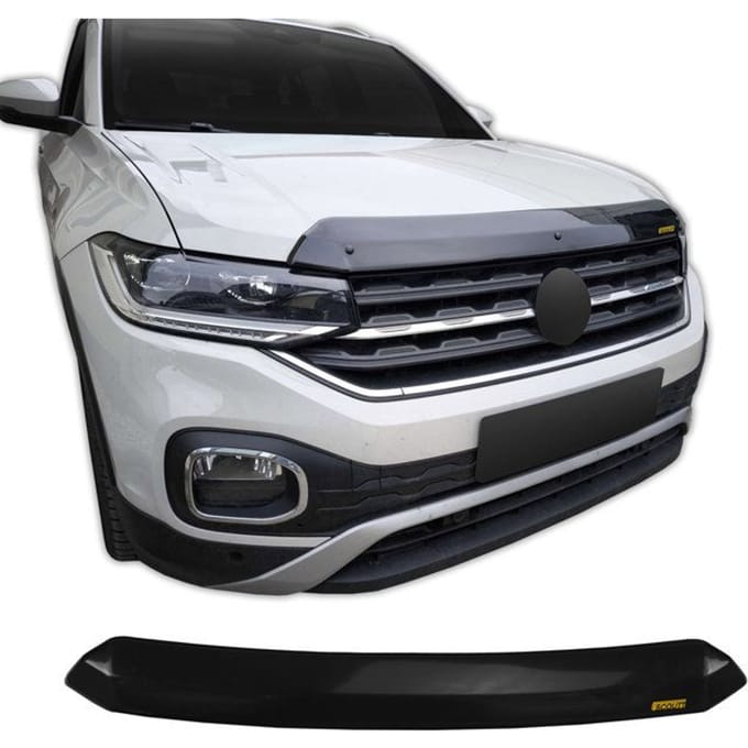 SCOUTT | Motorkapbeschermer Deflector Voor Volkswagen T-Cross Vanaf 2019, Aerodynamisch, Eenvoudige Montage, Geen Boren Nodig