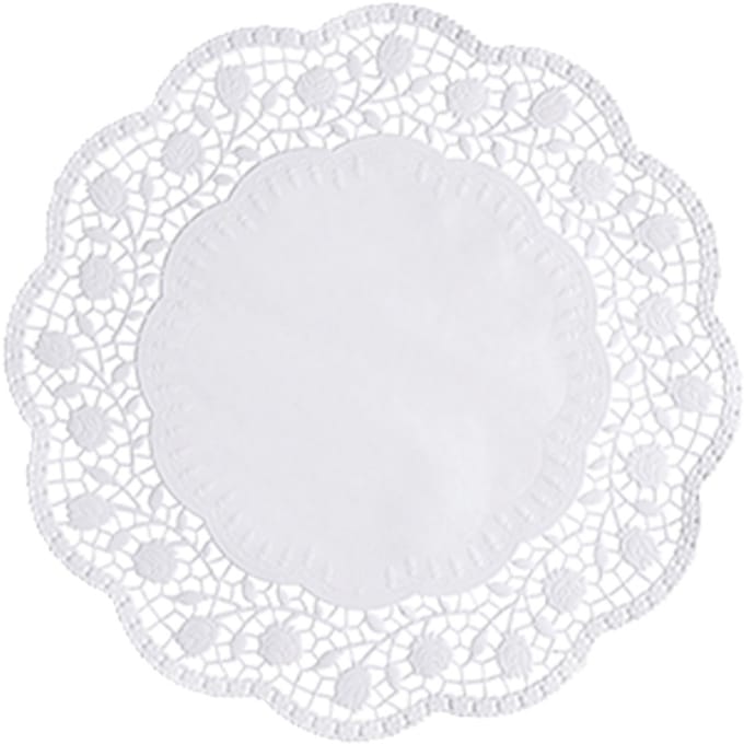 250 Taartranden rond Ø 30 cm wit