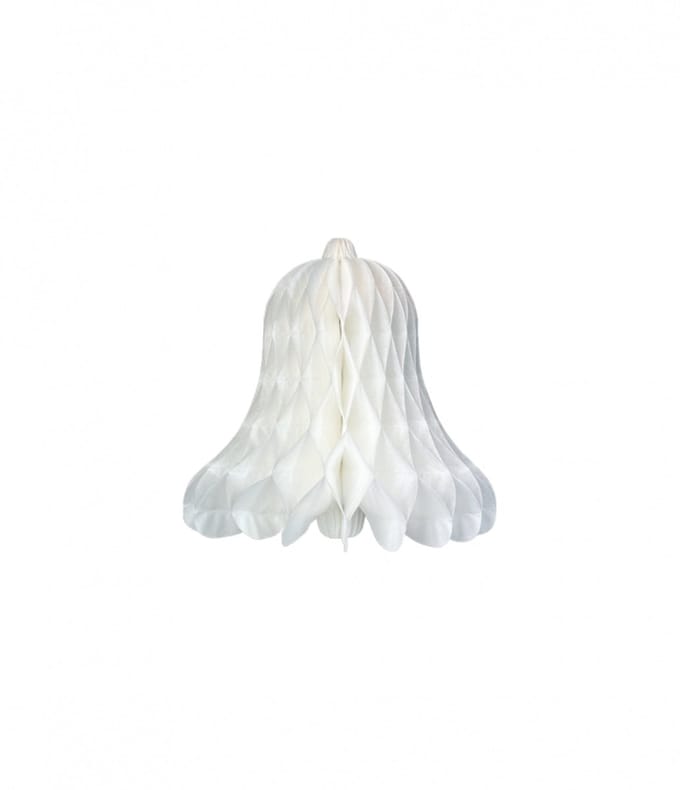 Christmas bells 30 cm - wit - kerst- honeybomb