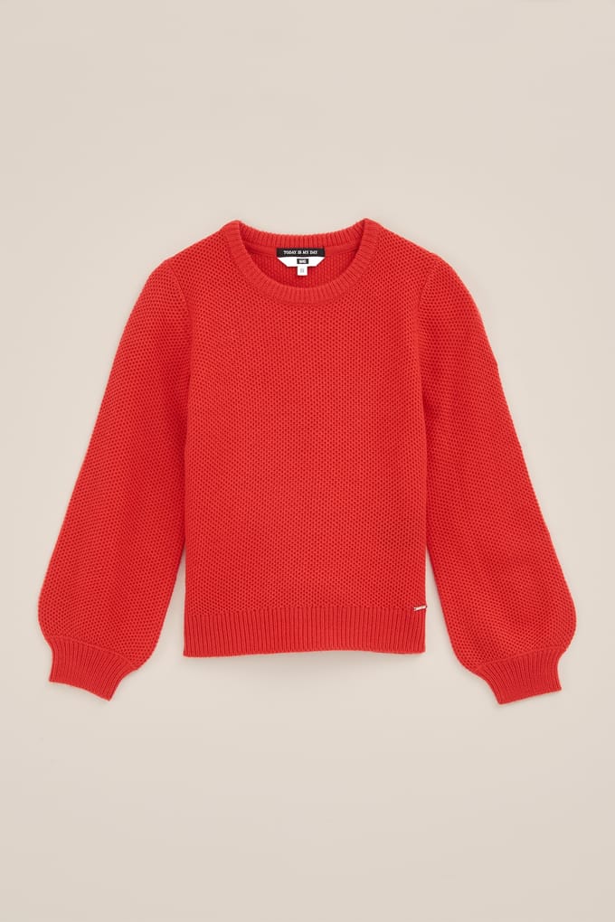WE Fashion Knitted Pullover Bright Red Taglia: 146/152 | Maglioni Outlet | kids | Rosso