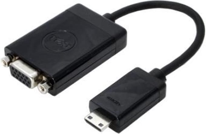 DELL MiniHDMI/VGA Zwart