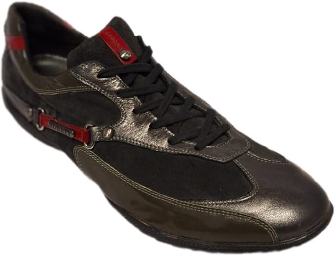 HORNET by Botticelli- SNEAKER-OSLO-LEER-ANTRACITE-43