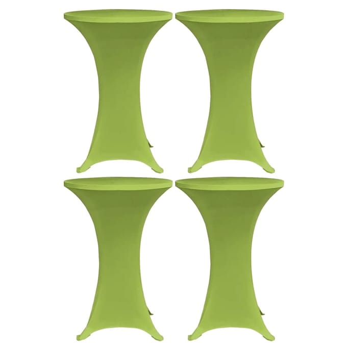 vidaXL - Tafelhoes - stretch - 4 - st - 60 - cm - groen