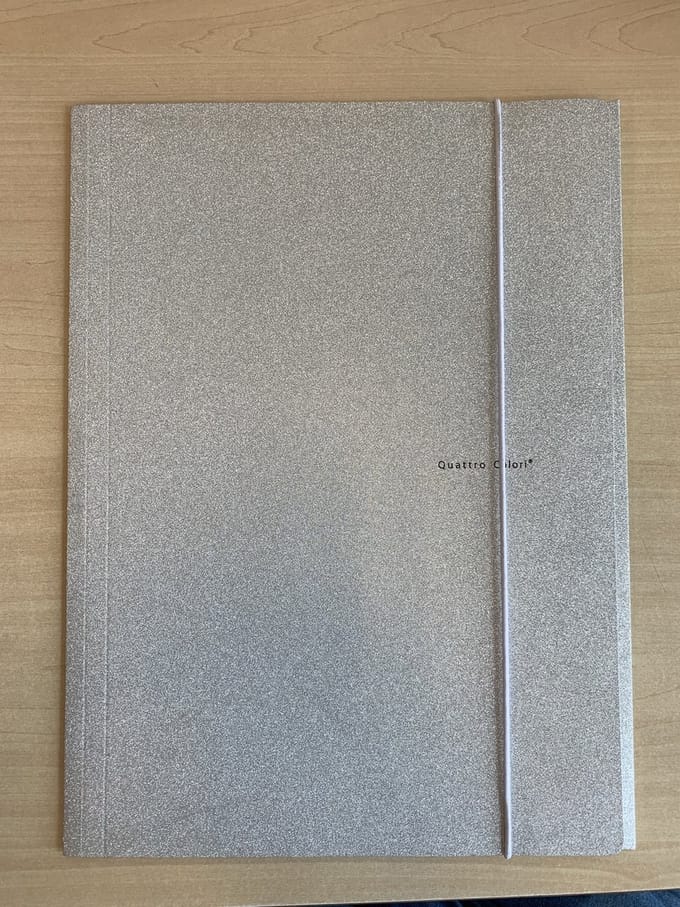 Elastomap Quattro Colori Sparkling Silver 35X25Cm