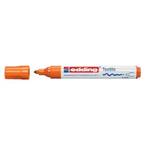 Textielmarker edding 4500 rond 2-3mm oranje