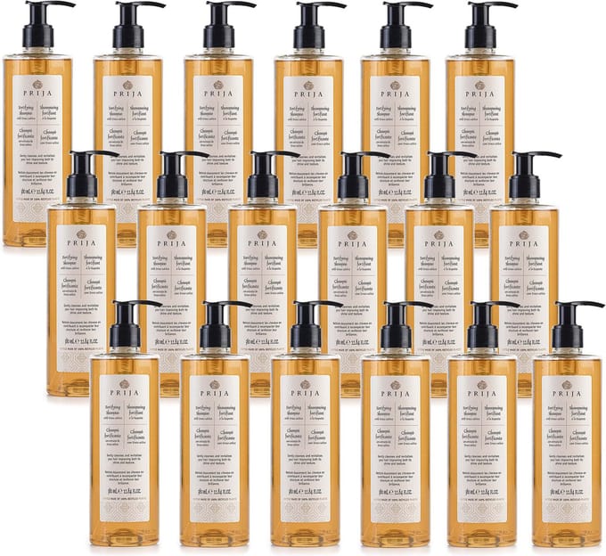 PRIJA - Regenererende haarshampoo met rucola, 18 x 380 ml