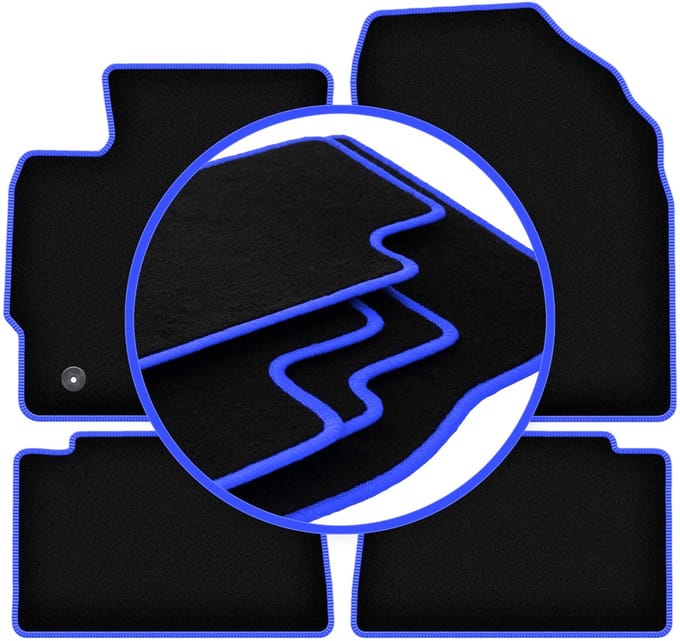 CARLUX-BLUE automatten voor: Toyota Corolla XI E16 hatchback, sedan (2013-2019)