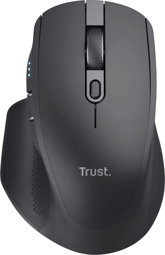 Trust OZAA+ MULTI-CONNECT Muis Radiografisch Optisch Zwart 6 Toetsen 3200 dpi Geïntegreerd scrollwiel