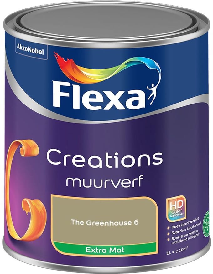 Flexa - Creations Muurverf Extra Mat - The Greenhouse 6 - Mengverf - 1 L