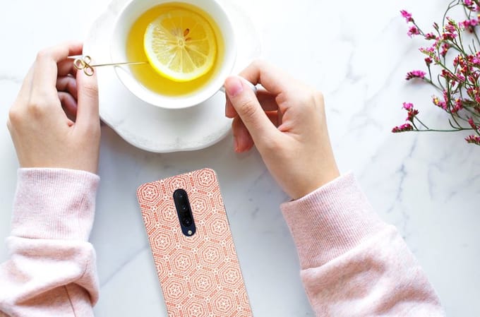 OnePlus 7 Pro TPU bumper Pattern Orange