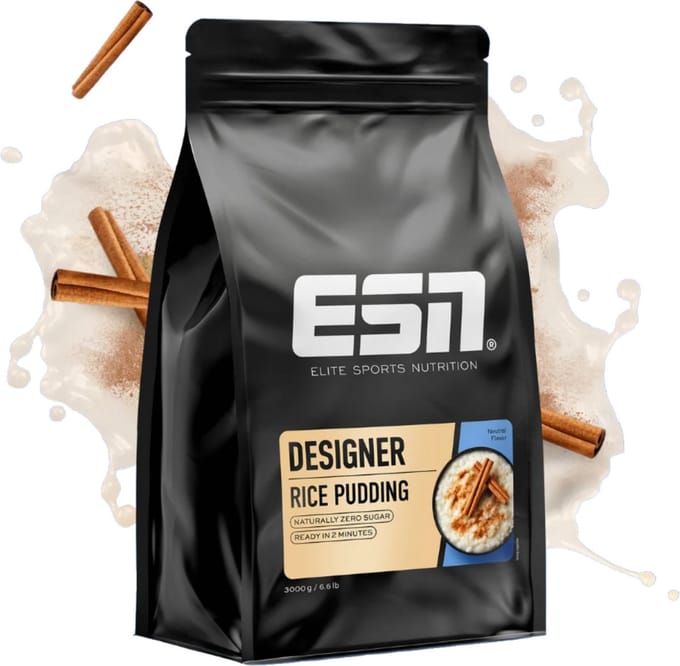 ESN Designer Rijstpudding, 3000 g - Gemaakt van 100% fijne rijstgriesmeel