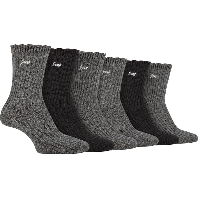 Dames 6-pack Bamboe Bootsokken | Schattige Geribbelde Top Sokken