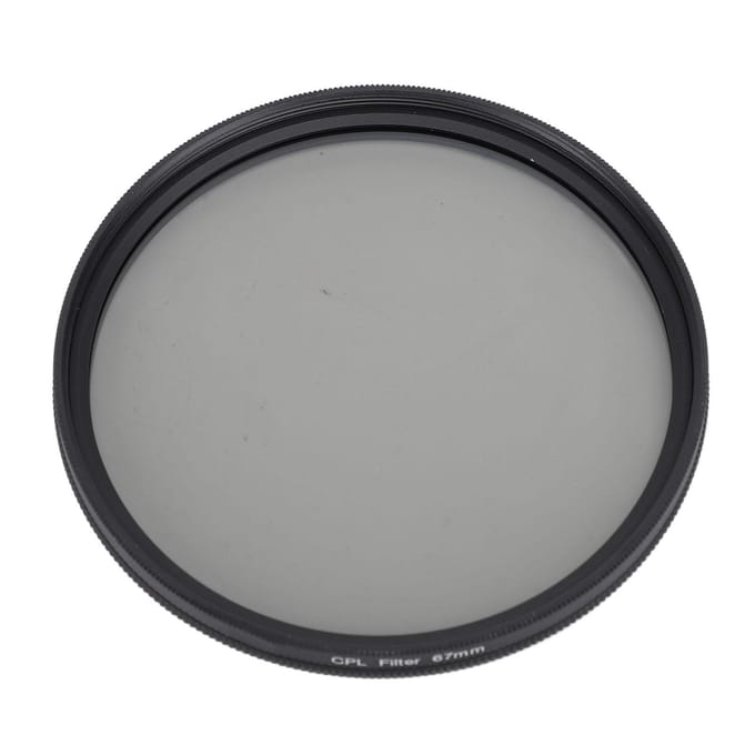 Camera CPL Filter Aluminiumlegering Optisch Glas Dubbelzijdig Meerlaagse Coating Slanke Rand 67MM CPL gray