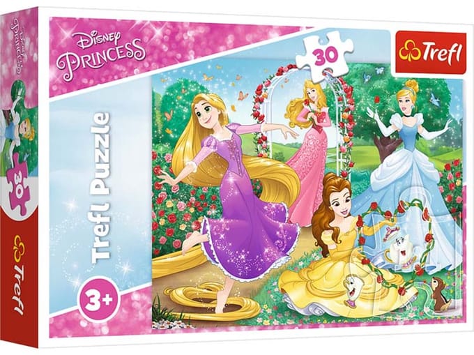 Trefl puzzel Disney Princess 30 stukjes - prinsessen speelgoed.