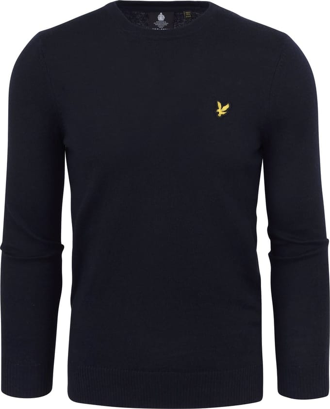 Lyle and Scott - Navy Trui - Heren - Maat XS - Regular-fit
