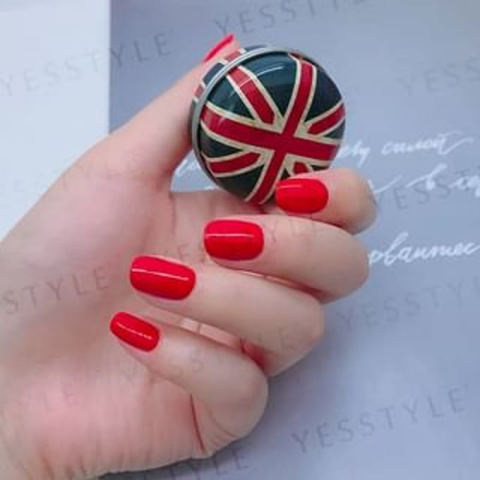 ALLOYA - Water-Based Natural Nail Polish Environmental Friendly 124 Fiery Red Heart 10ml
