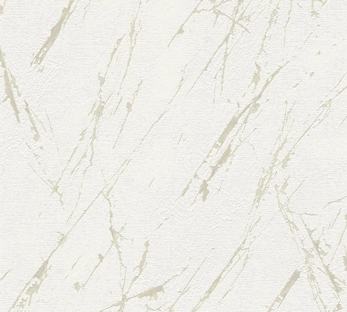CHIC STUCWERK BEHANG | industrieel - Wit Champagne - A.S. Création Elements 2