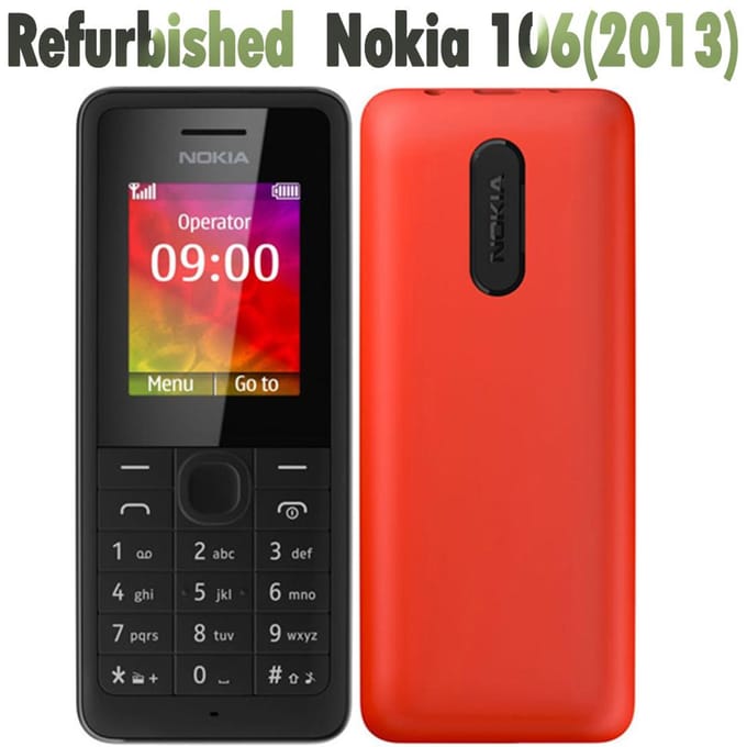 Gereviseerde Nokia Originele Nokia 106(2013) Mobiele telefoon Simple Set