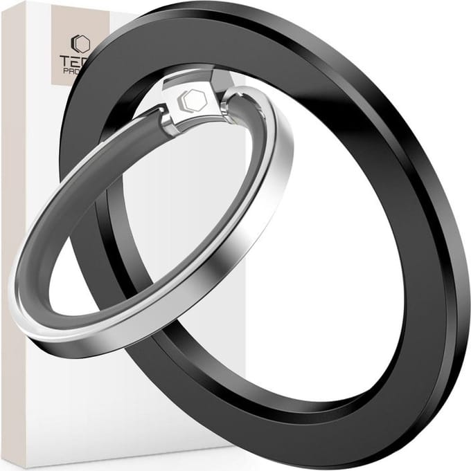 Tech-Protect MMR300 magnetic handle / ring with MagSafe - black