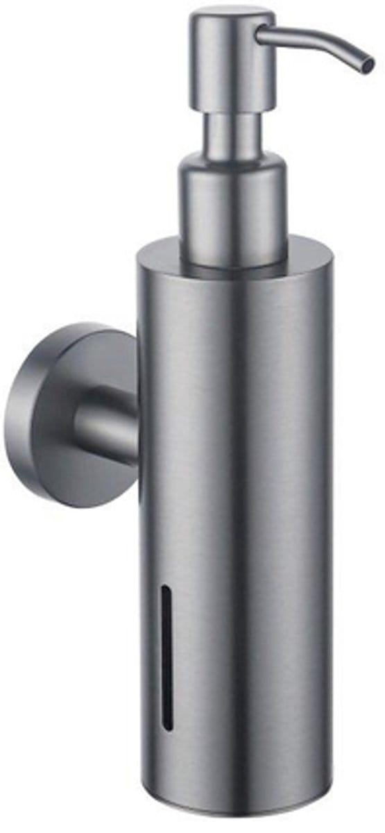 FugaFlow zeepdispenser - wand - rond - gunmetal -
