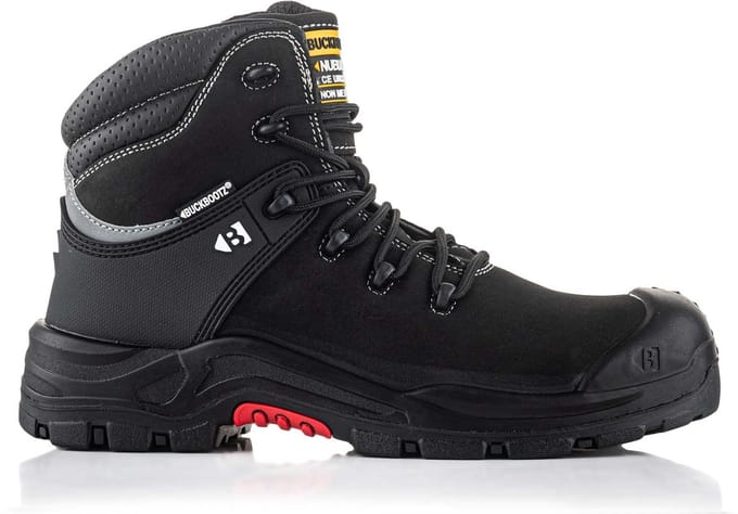 BuckBootz Nubuckz Instapper NKZ102BLK S3S 2.0 - Zwart - 46