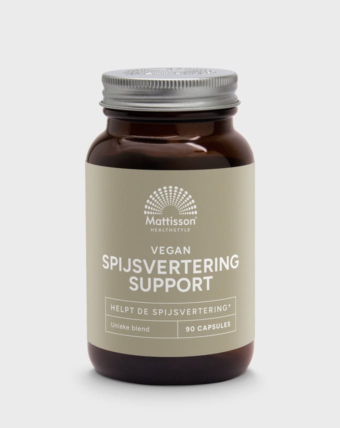 Mattisson - Spijsvertering Support - Met Digezyme, Gember, probisson en Zinkmethionine - Voedingssupplement Spijsvertering - 90 Capsules