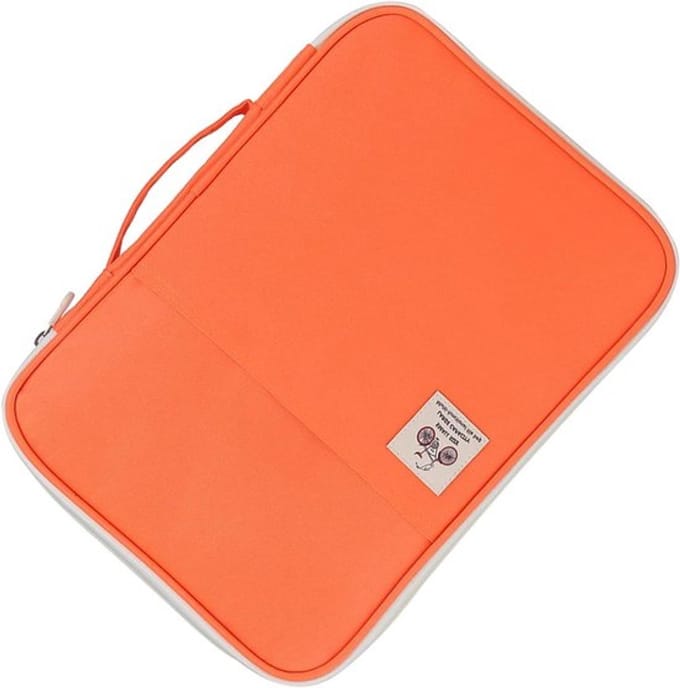 Documententas voor A4-formaat in 5 kleuren - Opbergmap voor laptop - Draagtas voor documenten