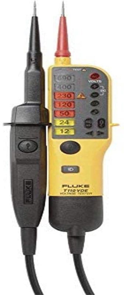 Spannings- en continuïteittestmeter met schakelbare belasting
