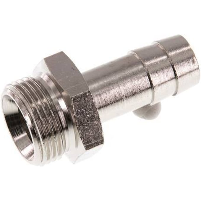 G 3/4'' Buitendraad x 16mm Vernikkeld Messing Slangpilaar 16 Bar