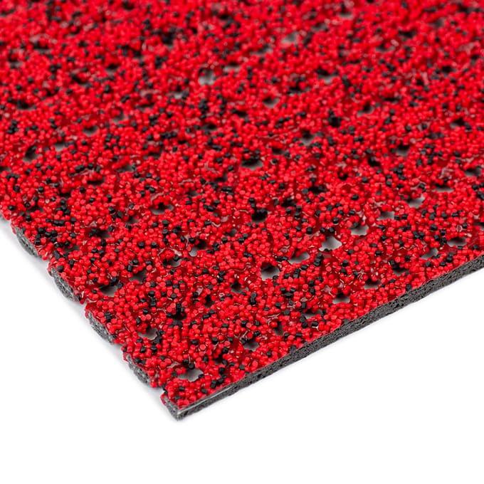 Rubbermagazijn - Antislipmat voor buiten - 6 m² - Rood - 500x120cm - Dikte 0,7 cm - entreemat - schoonloopmat