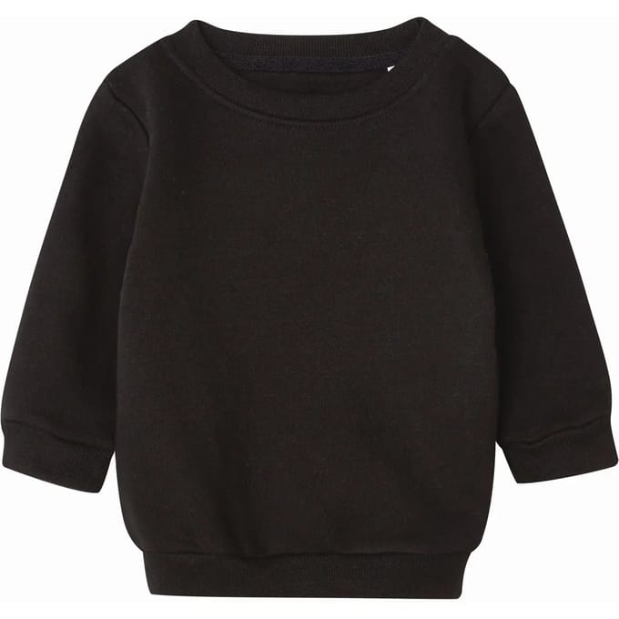 Babybugz Baby Essential Sweatshirt BZ64 - Black - 18-24 Monate