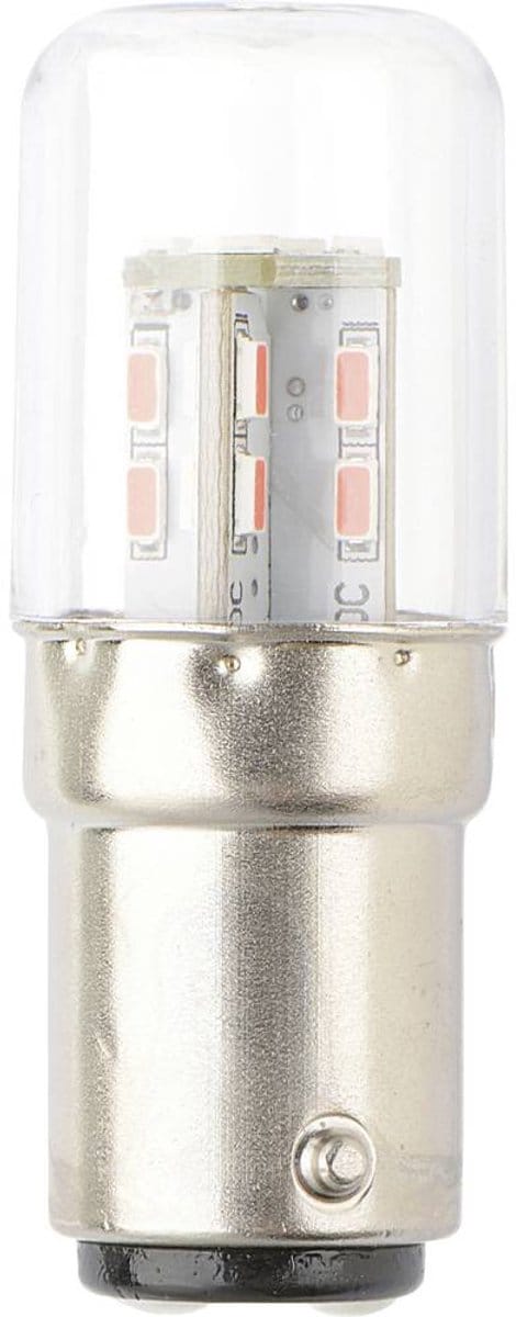 TRU COMPONENTS TC-13776156 LED-signaallamp Rood BA15d 12 V/DC, 24 V/DC 200 lm