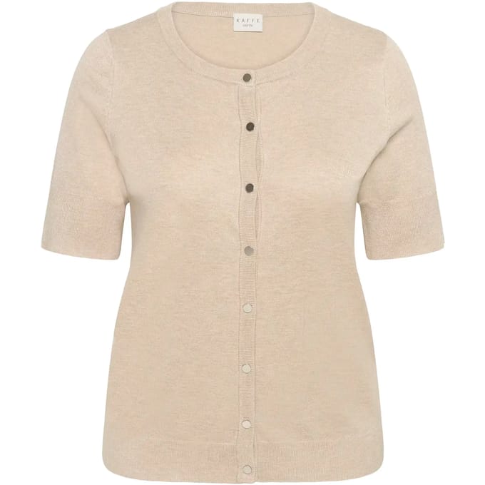 Korte mouwen cardigan dames KAFFE Curve Lizzy