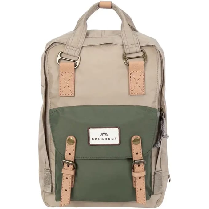 Doughnut laptoprugzak / Rugtas / Schooltas - 14 inch - Macaroon Jungle Backpack 14 - Beige