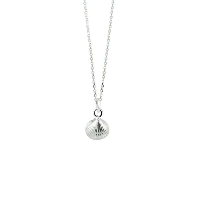 Glams ketting schelp 1,1 mm 41 + 4 cm - Zilver