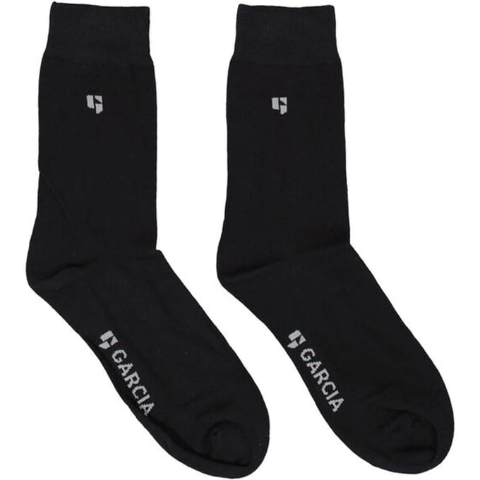 GARCIA Heren Effen Sokken Zwart 4-pack