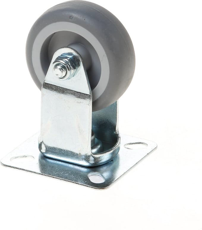 Kelfort Bokwiel Grijs Rubber 50mm - 1521727