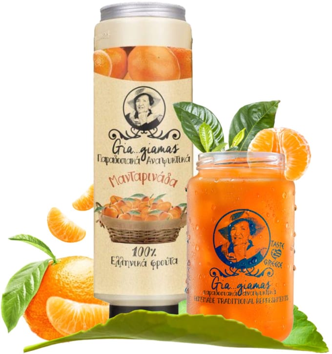 Gia giamas lemonade - Mandarijn - 100% Grieks fruit sap
