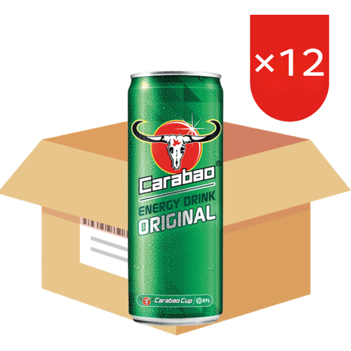 Carabao koolzuurhoudende energiedrank 330 ml x 12