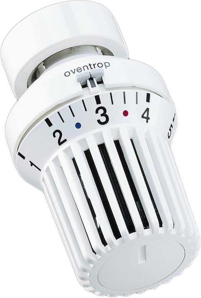 Oventrop thermostaatkop Uni XH M30x1.5 met nulstand wit