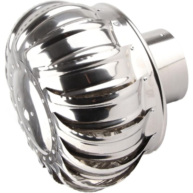 Ventilateur de Toit Automatique Silencieux Acier Inoxydable Tuyau de Raccordement Ventilateur de Toit Ventouses Aération de l'Air Ventilateur de Grenier
