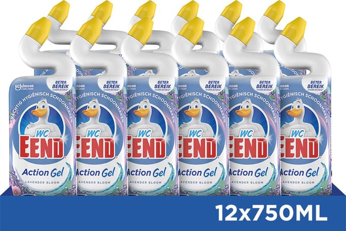 Wc-Eend Toiletreiniger Action Gel Lavender Bloom
