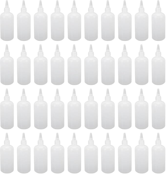 Dailygoods- Squeeze Fles 200Ml - 40 Stuks - Multifunctioneel