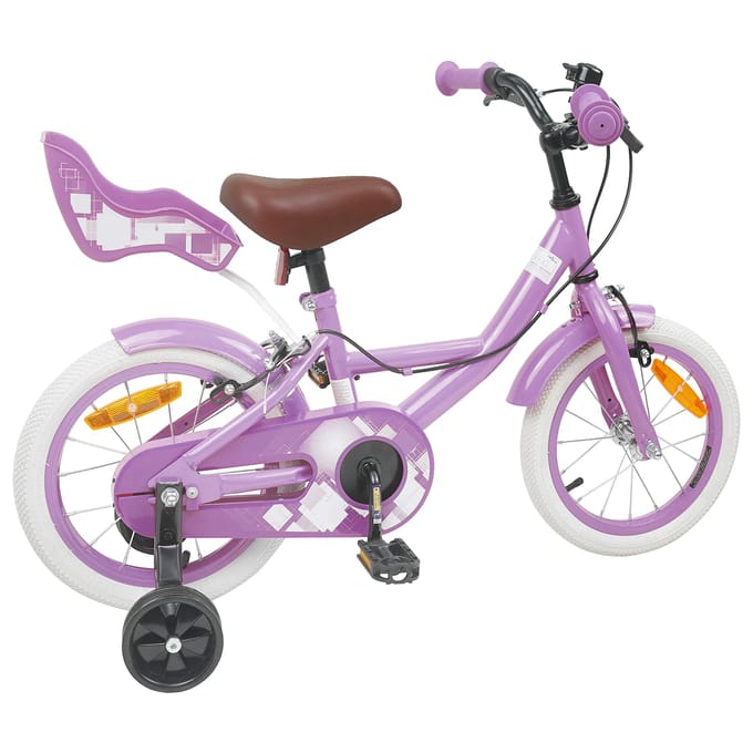 vidaXL - Kinderfiets - 12 - Inch - voor - 2-4 - jaar - oud - Paars