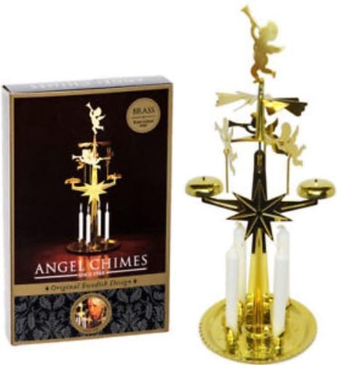 Angelchime Kerstmolen - Goud